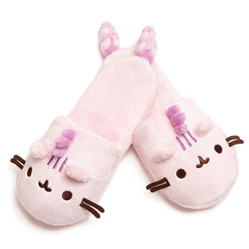 Pusheen the Cat Pusheenosaurus Cotton Candy Pink Slippers
