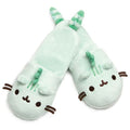 Pusheen the Cat Pusheenosaurus Green Slippers