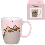 Pusheen the Cat Sunglass Gold Pink Mug