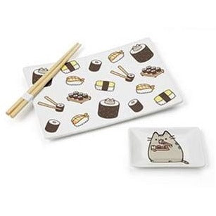 Pusheen the Cat Sushi Set with Chopsticks