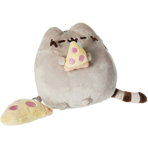 Pusheen with Pizza and Bonus Clip 6 in