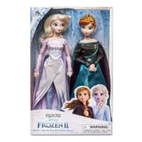 Frozen 2: Queen Anna and Snow Queen Elsa Classic Doll Set 11 1/2'' H