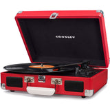 Crosley Cruiser Deluxe Portable Suitcase Turntable - Red (PRE-ORDER)