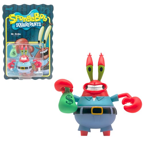 SpongeBob SquarePants Mr. Krabs 3 3/4-Inch ReAction Figure