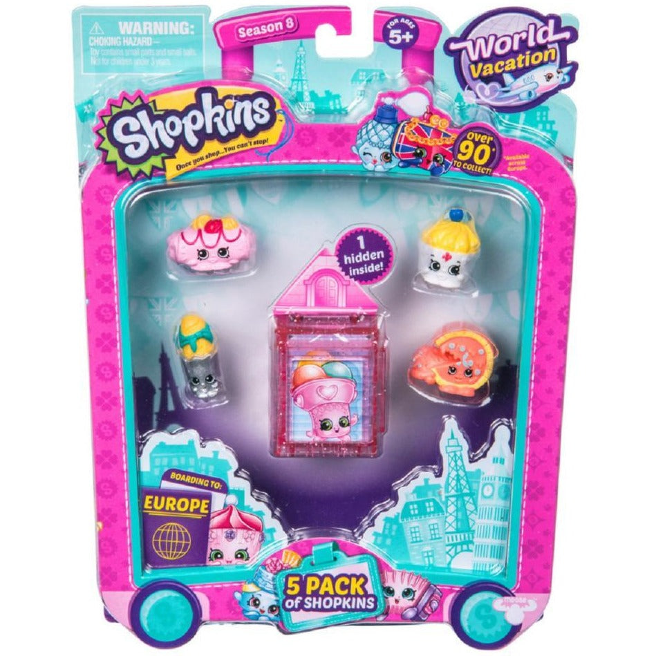 Shopkins Season 8 World Vacation Europe - 5-Pack