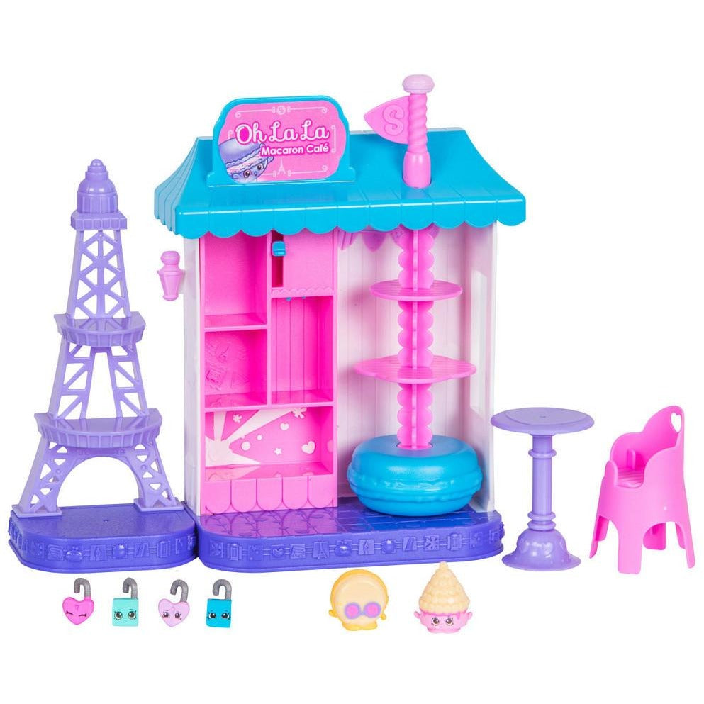 Shopkins World Vacation Oh La La Macaron Cafe Playset