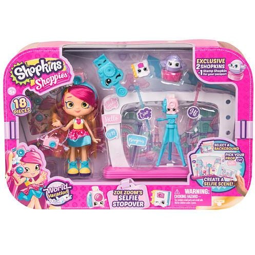 Shopkins World Vacation Zoe Zoom's Selfie Stopover