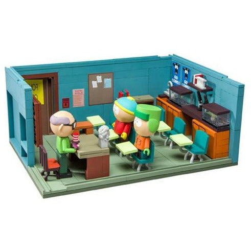 South Park Mr. Garrison Kyle and Cartman with the Classroom Large Construction Set