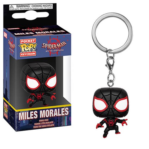Spider-Man: Into Spider-Verse Miles Morales Funko Pop! Key Chain