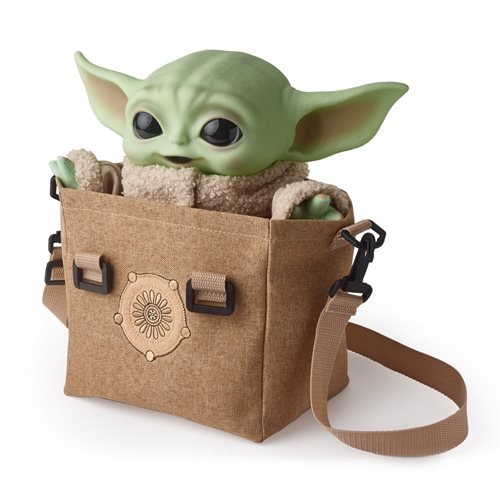 Star Wars The Mandalorian The Child Premium Plush With Satchel And Sounds