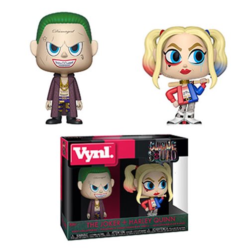 Suicide Squad Joker and Harley Quinn Vynl Funko Figure 2-Pack