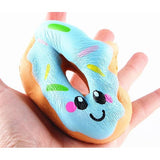 Super Slow Rise Blue Donut Scented Squishy