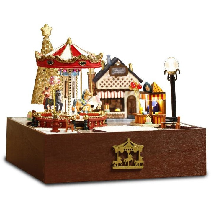 Carousel Happy Garden Happiness Version DIY Music Box Series