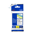 Brother PTouch Tape Cassette Laminated 12 mm Black On White Tape