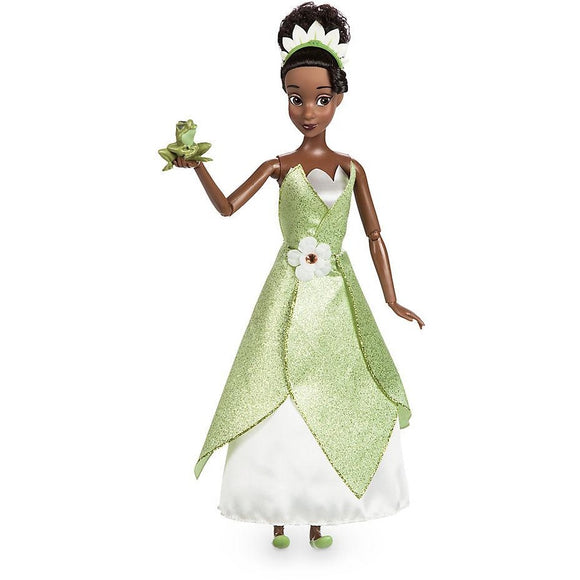 Tiana Classic Doll with Prince Naveen as Frog Figure - 11.5