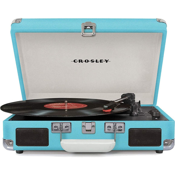 Crosley Cruiser Deluxe Portable Suitcase Turntable - Turquoise (PRE-ORDER)