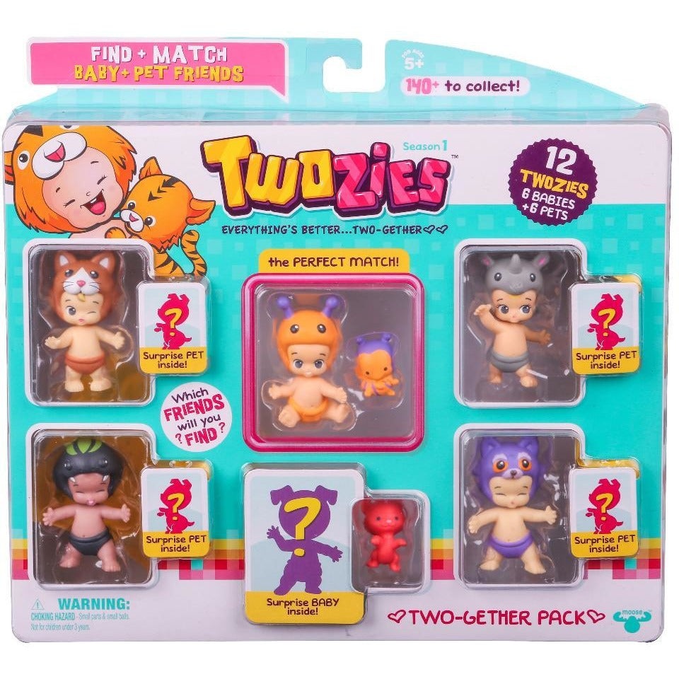 Twozies Baby and Pet Friends Twogether Season 1 12 Pack