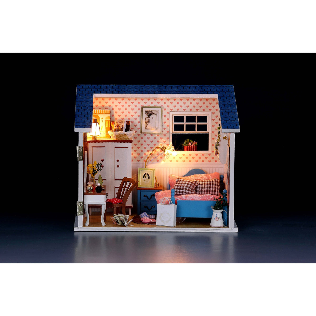 Bedroom DIY Miniature Dollhouse