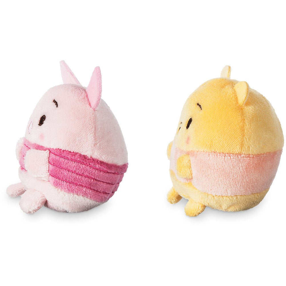 Winnie the Pooh and Piglet Ufufy Plush Set - Mini 2 1/2''