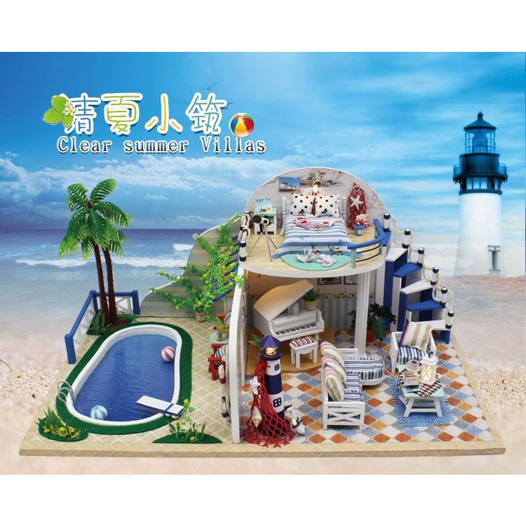 Clear Summer Villas DIY Miniature Dollhouse