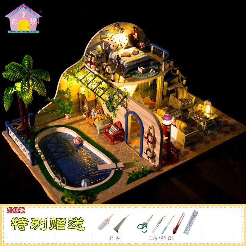Clear Summer Villas DIY Miniature Dollhouse