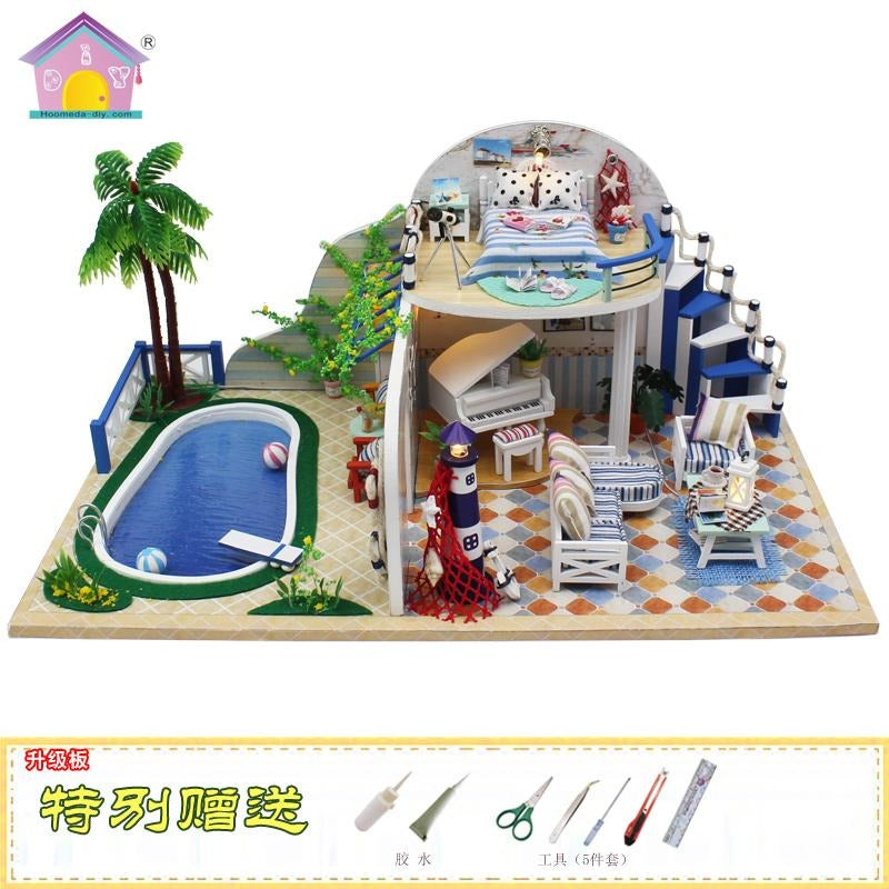 Clear Summer Villas DIY Miniature Dollhouse