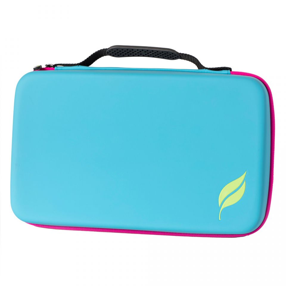 Plant Therapy Essential Oils XL Hard-Top Carrying Case Light Blue