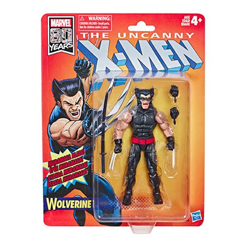 X-Men Retro Marvel Legends 6-Inch Wolverine Action Figure