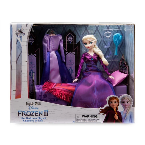 Elsa Classic Doll Bedroom Playset – Frozen 2