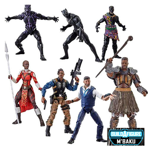 BAF M'Baku - Black Panther Marvel Legends 6-Inch Action Figures (Sold Separately)