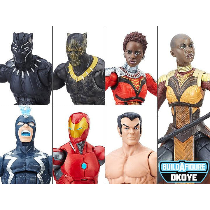 BAF Okoye - Black Panther Marvel Legends 6-Inch Action Figures (Sold Separately)