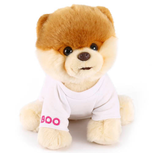Itty Bitty Boo - Rainbow Heart T-Shirt Plush
