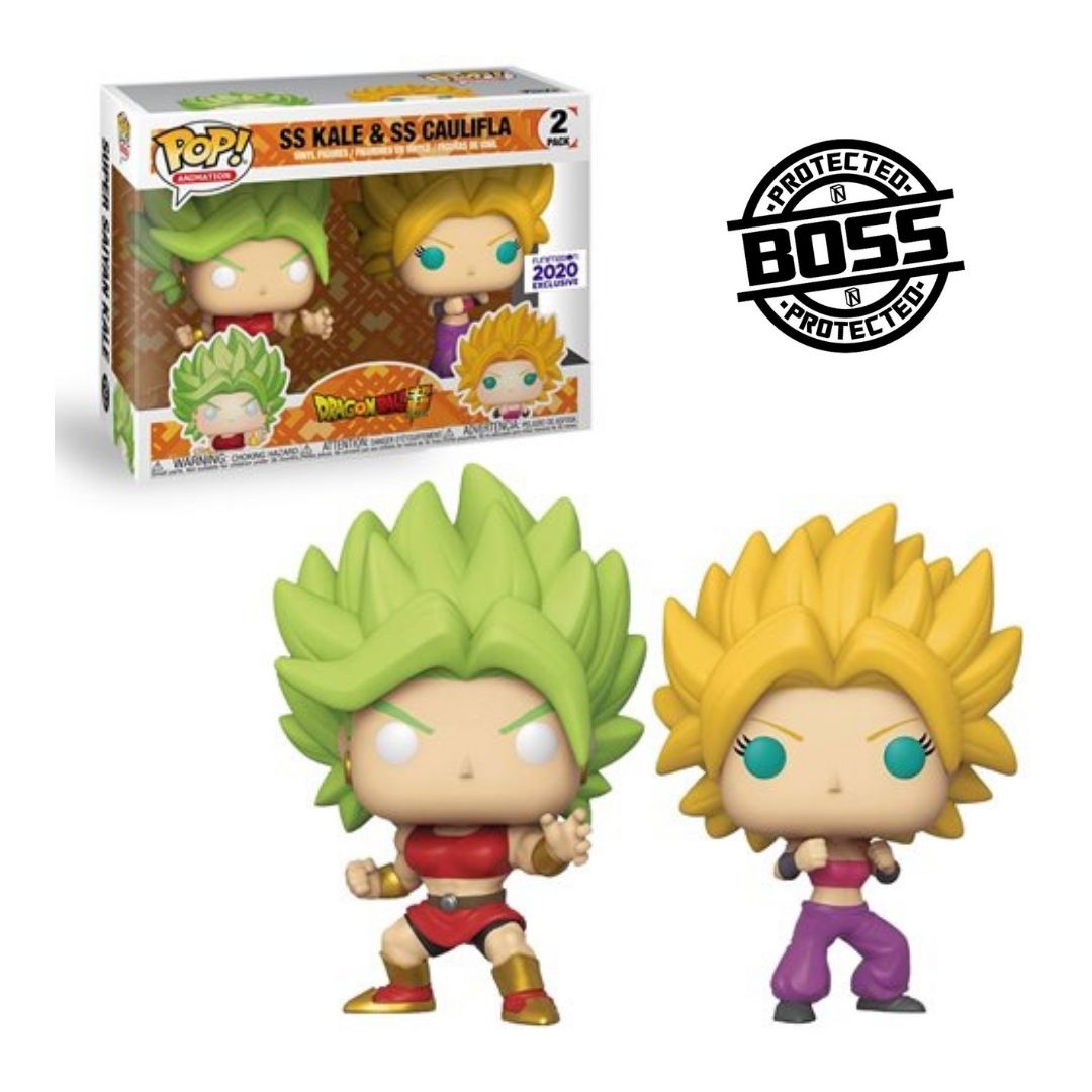 Funko Dragon Ball Super Super Saiyan Kale and Super Saiyan Caulifla Funko Pop! Vinyl 2-Pack