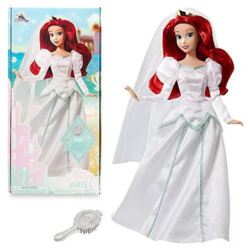 Disney Store Princess Ariel Wedding Classic Doll – The Little Mermaid – 11 1/2'' 2022 New Packaging