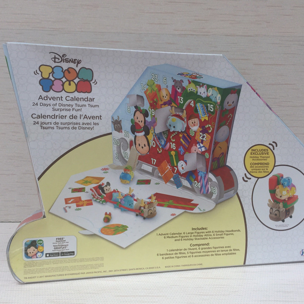 Disney Tsum Tsum Countdown to Christmas Advent Calendar Playset Wave 2