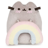 GUND Pusheen with Rainbow Plush Stuffed Animal Cat, 9.5"