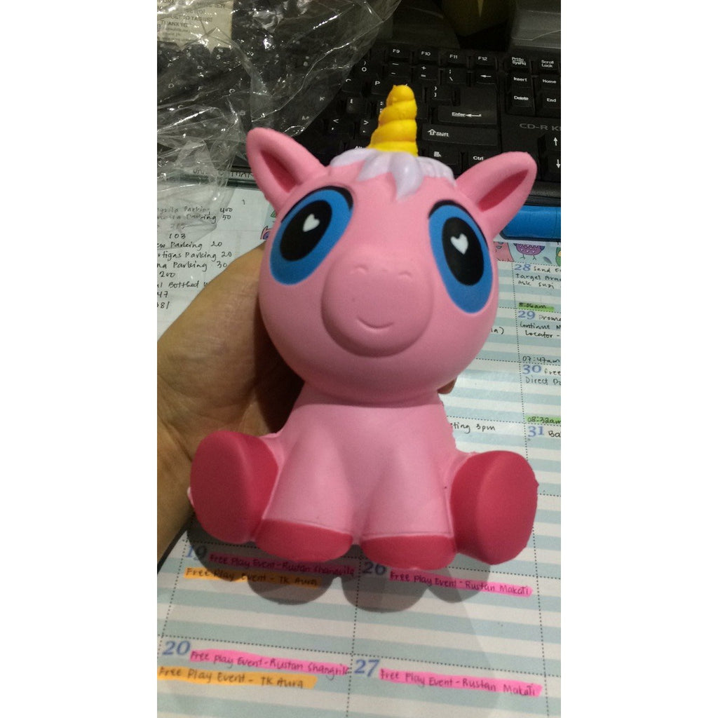 Super Slow Rise Pink Unicorn Scented  Squishy