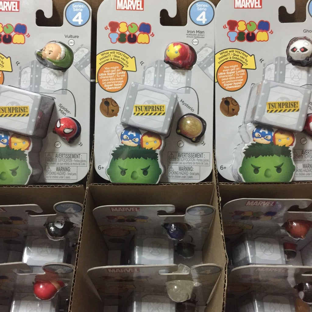 Tsum Tsum 3-Pack Mini-Figures Marvel Series 4