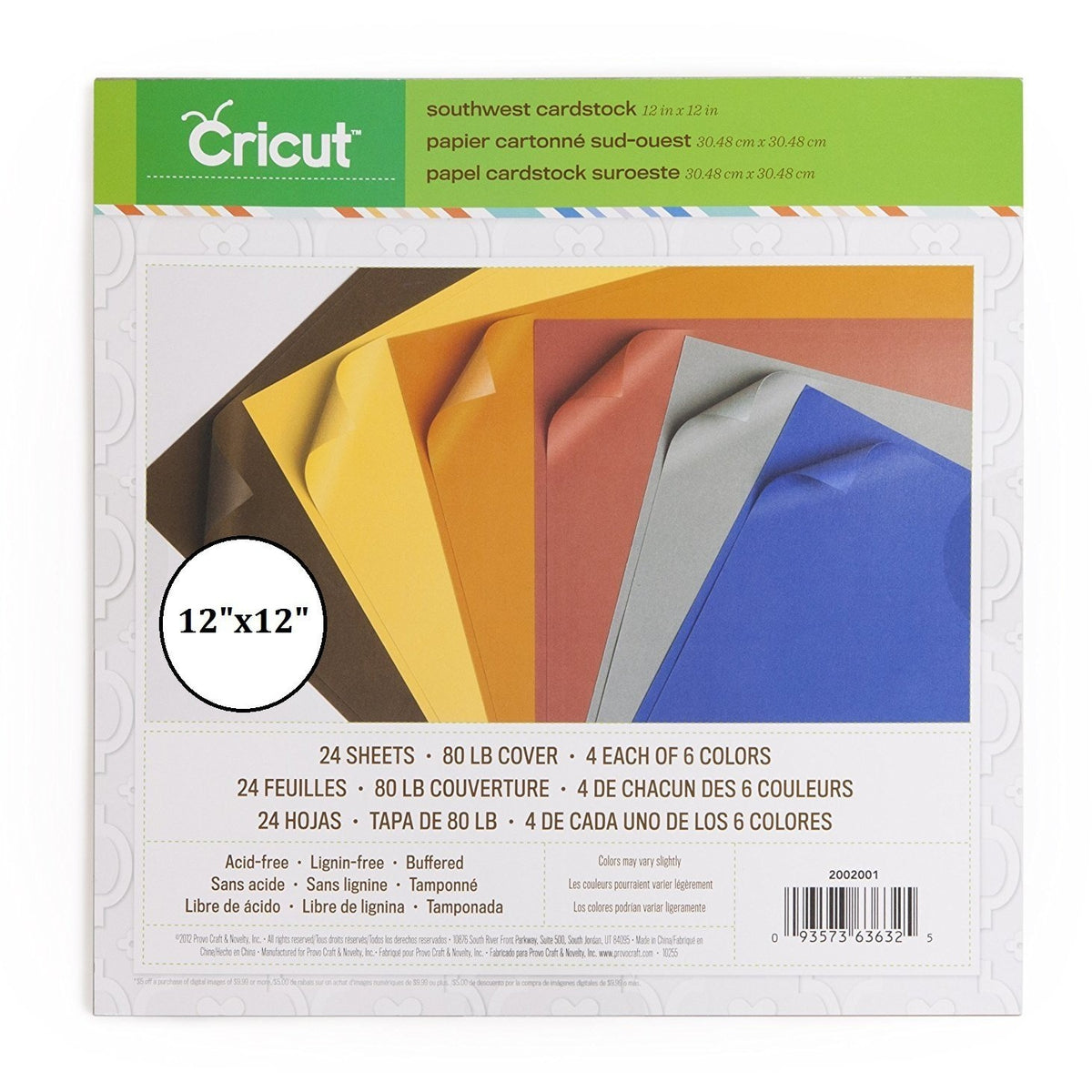 Cricut Cardstock Southwest 12x12