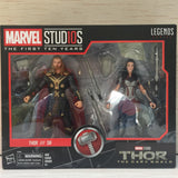 Marvel Legends MCU 10th Thor and Sif 6-Inch Action Figures