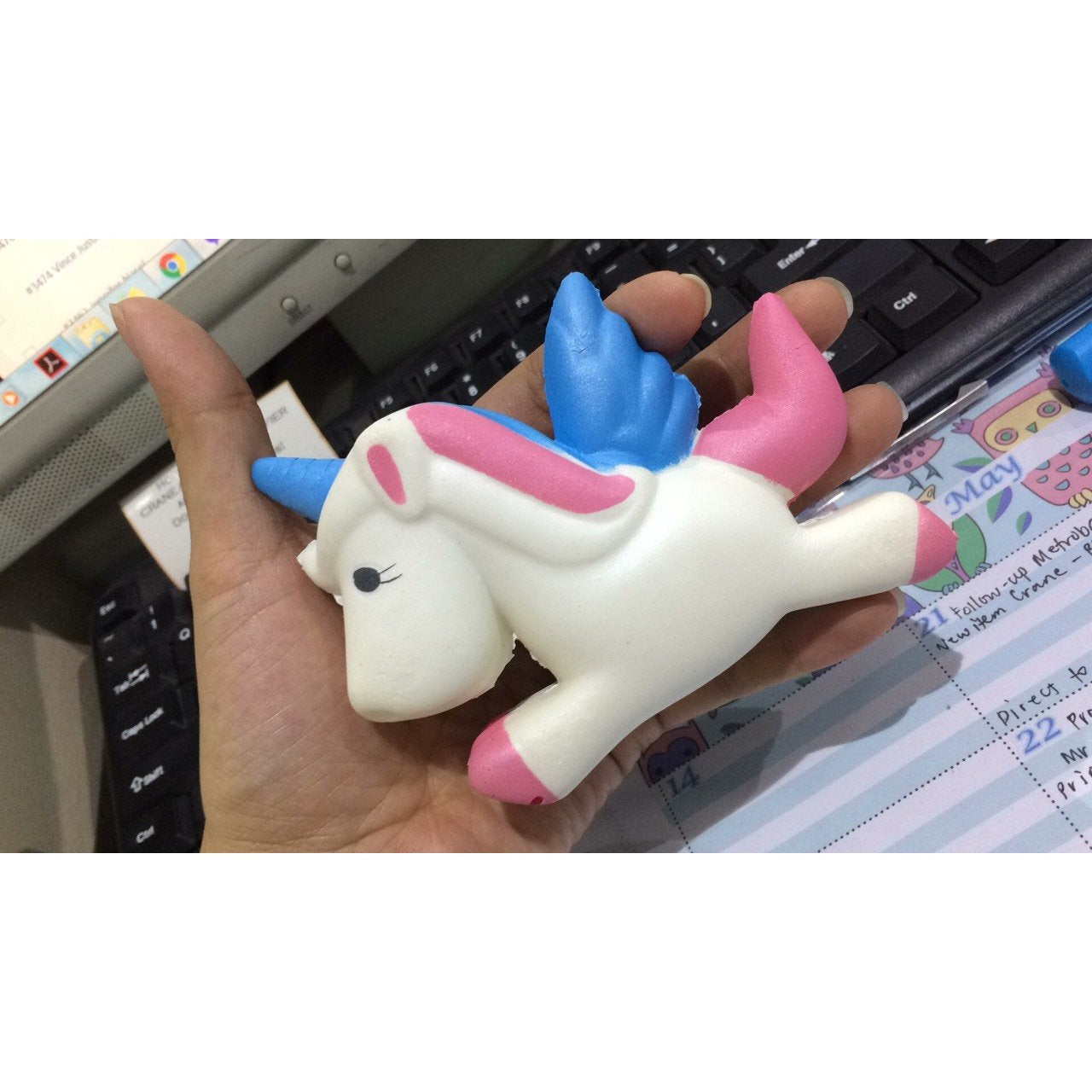 Slow Rising Scented Unicorn Squishy Super Slow Rise White Unicorn
